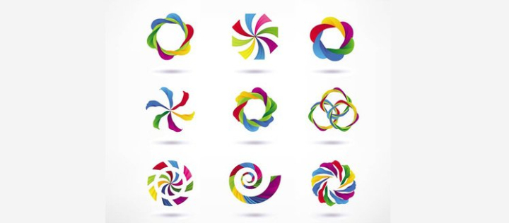 Free: 9 Colorful Twirl Interwoven Vector Logos - nohat.cc