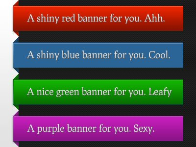 banner,blue,green,grey,purple,red,ribbons,web,com365psd