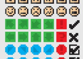 web,happy,icon,down,8-bit,pixel,face,button,chat,social,game,message,point,right,left,up,faces,interface,angry,user,question,emoticon,cursor,8 bit,pixel icon,8 bit icon,com365psd