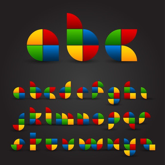 alphabet,color,cute,com365psd