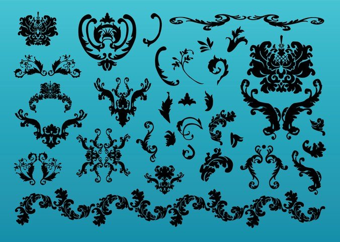 art deco,artwork,baroque,border,card,curls,drawing,elegant,fashion,gothic,header,ornament,retro,scroll,stencil,style,swirl,template,textile,com365psd