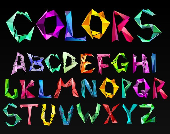 brilliant,color,diversity,english,fonts,letter,letters,yang paper,com365psd