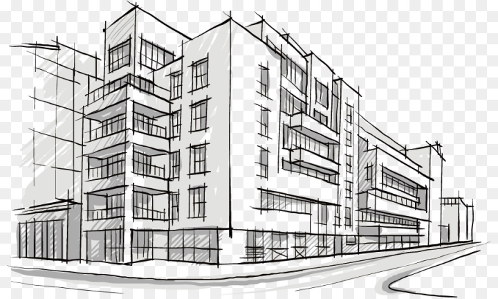 building,architectural,architecture,painted,drawing,sketch,hand,free download,png,comdlpng