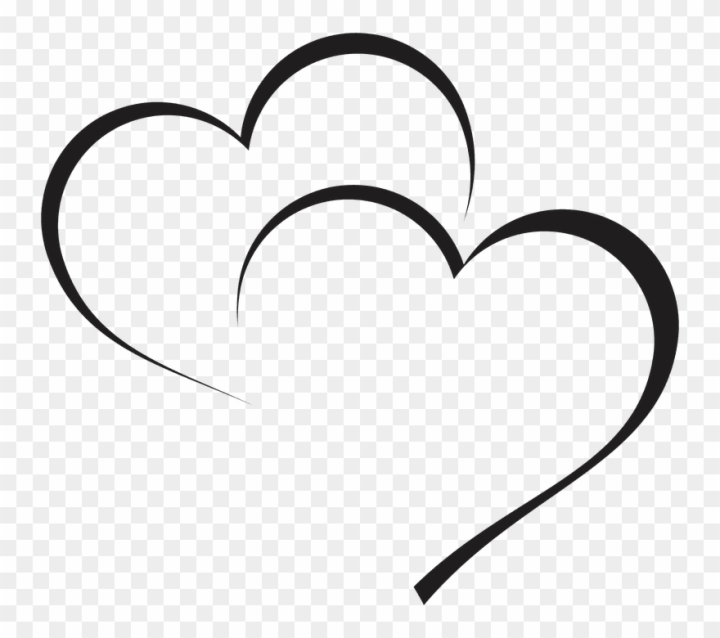 Free: Heart Vector Png - Transparent Background Outline Of Heart Clipart  ... 