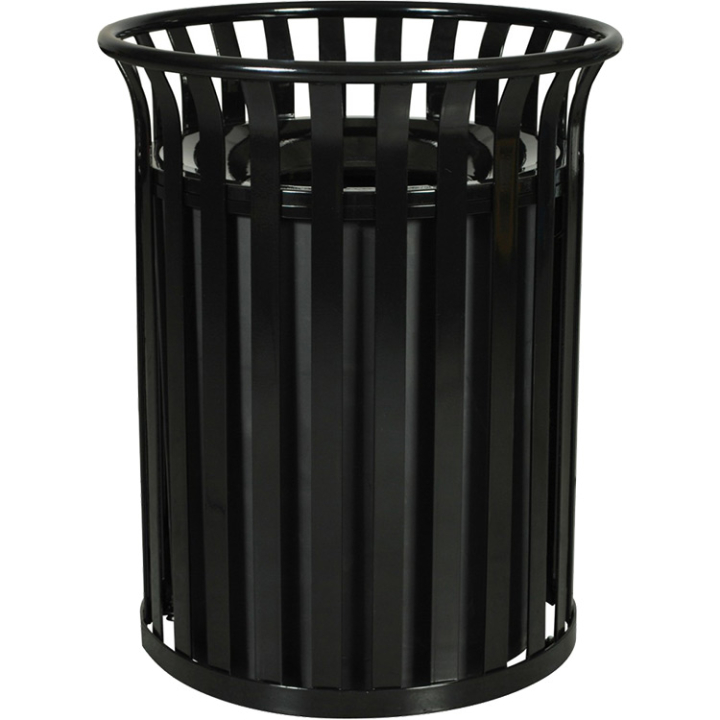 Open trash can Stock Illustration