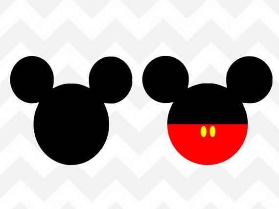 Disney Character Mickey Mouse Pants SVG and PNG - SVGbees