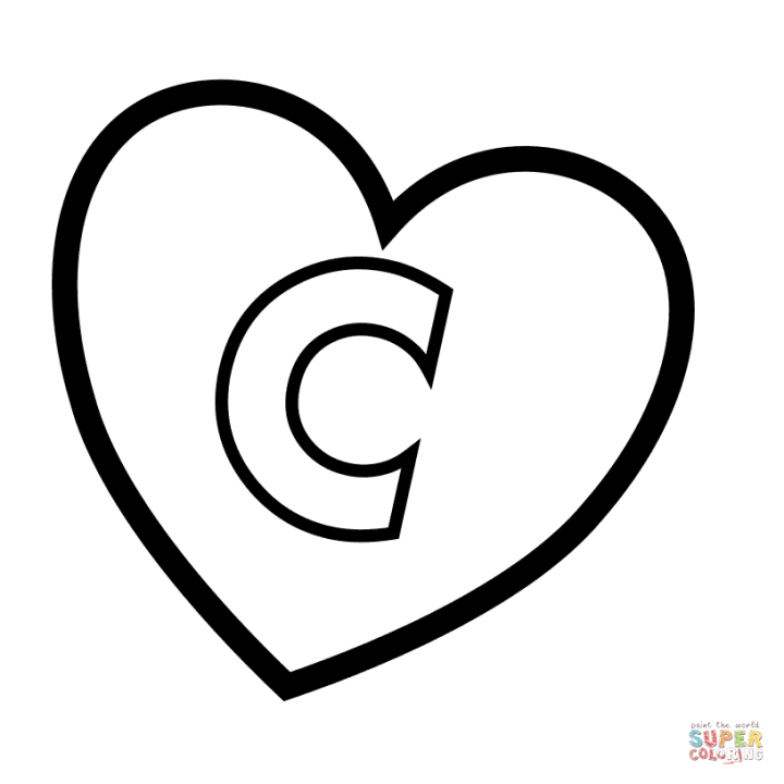 letter,heart,coloring,pages,coloring,page,printable,free download,png,comdlpng