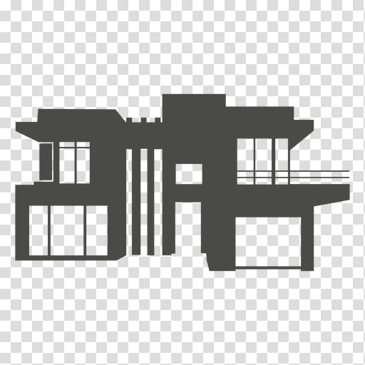 Modern house silhouette 1 - Transparent PNG & SVG vector - PNG - Free ...