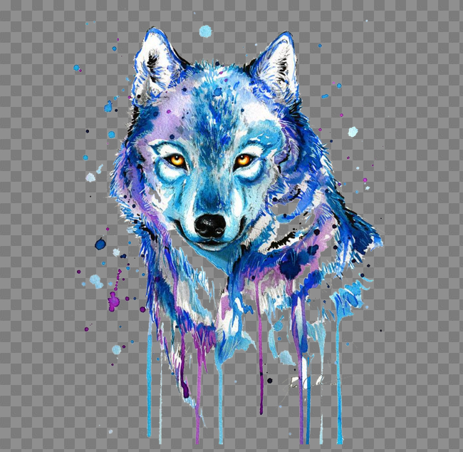 drawing,gray,abstract,tattoo,wolf,watercolor,painting,free download,png,comdlpng
