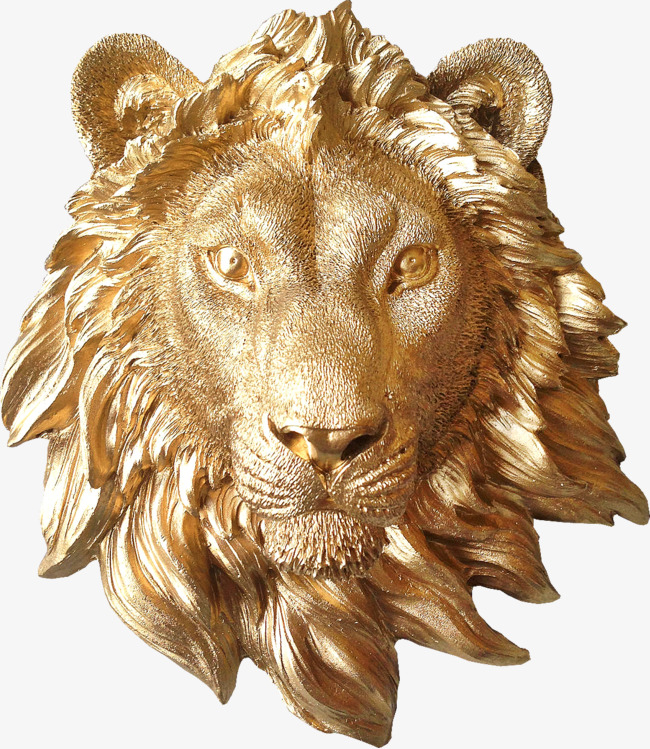lion\,gold,head,lion,clipart,free download,png,comdlpng