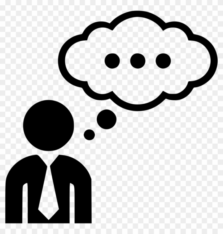 Free: Thinking Man Clipart Png - Cartoon Person Thinking Png ... 
