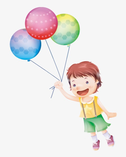 Free: Children Holding Balloons, Children Clipart, Cartoon, Balloon PNG ...  