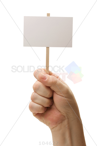 Free: Stock Photo of Hand holding blank picket sign - nohat.cc