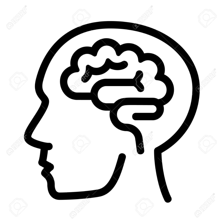 human,brain,think,outline,vector,free download,png,comdlpng
