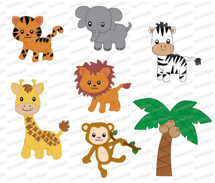 Free: Cute Jungle Animals PNG HD Transparent Cute Jungle Animals  ...  