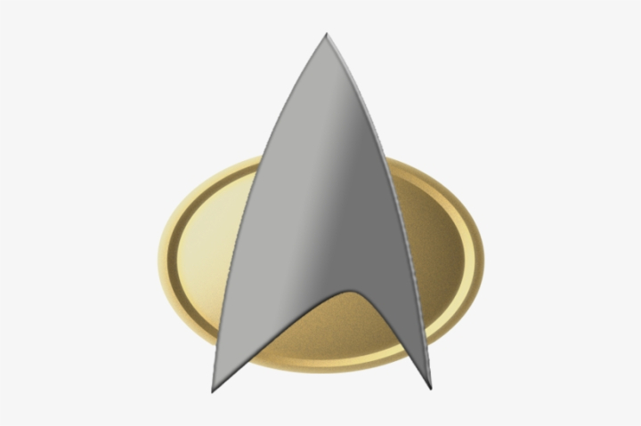 Free: Star Trek Comm Badge Tng Png Logo - Star Trek Badge Png - Free  