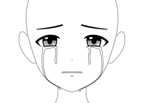 anime,eyes,draw,crying,ways,tears,animeoutline,free download,png,comdlpng