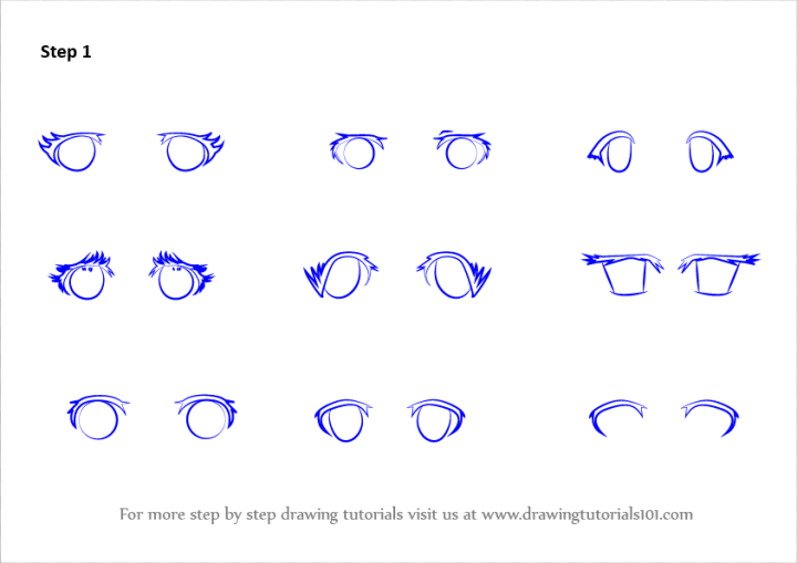 Free: Learn How to Draw Anime Eyes - Female (Eyes) Step by Step  
