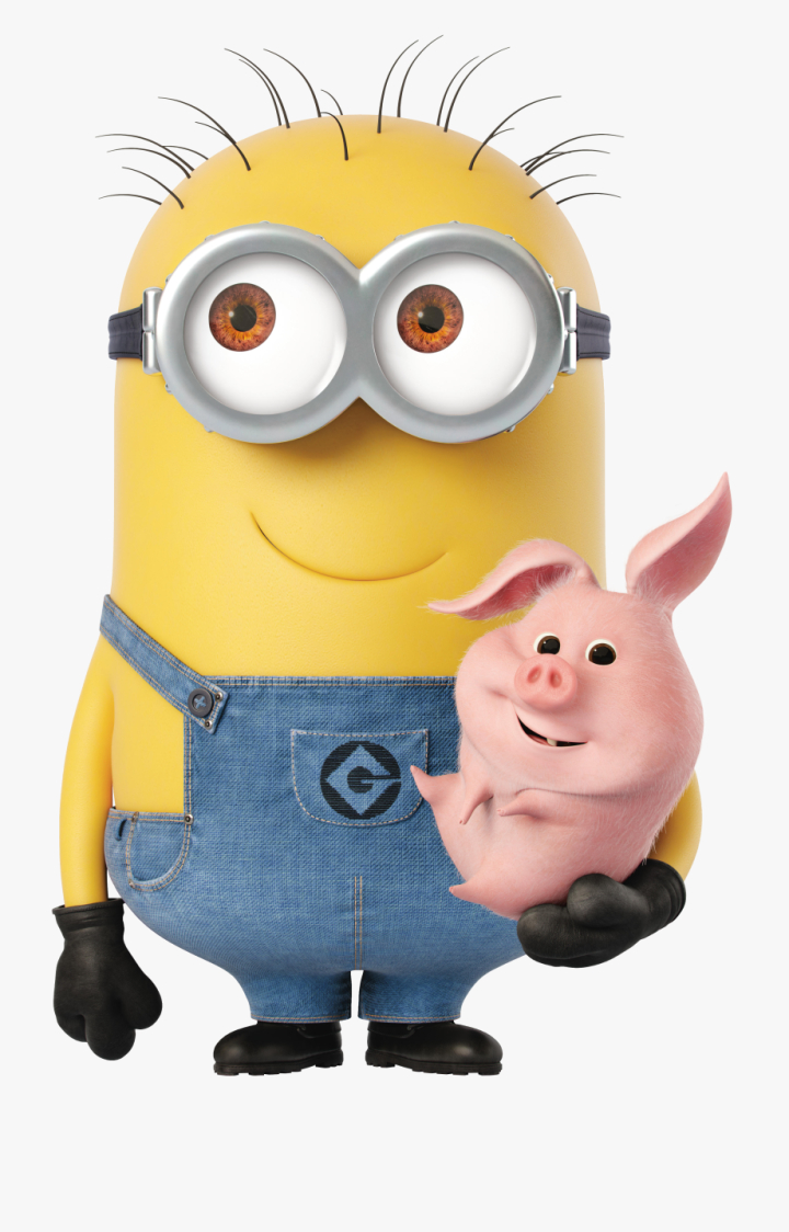 minions,despicable,minion,holding,little,piggy,free download,png,comdlpng