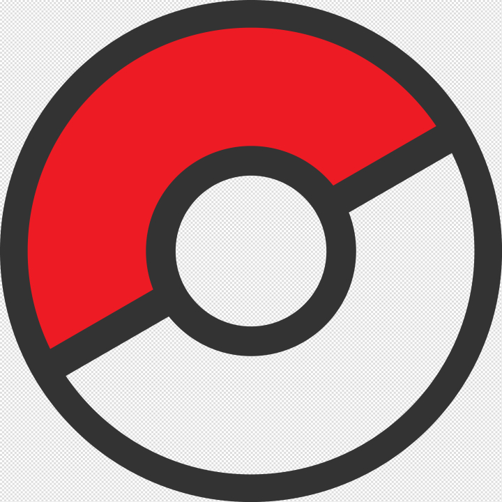 Free Cartoon Pokeball Sticker  Download Transparent PNG Sticker