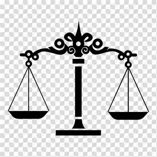 Zodiac Libra Sign, Balance Scales, Outline Drawing