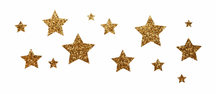 Free: gold #stars #star #golden #glitter #glittery - Flying Star