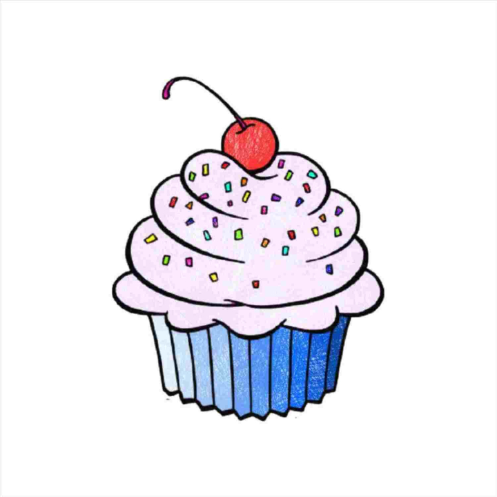 how to draw a cupcake – The Frugal Crafter Blog