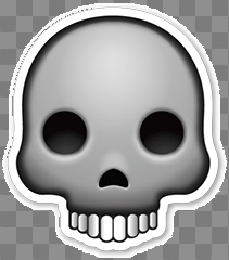 sticker,skull,emoji,transparent,stickpng,free download,png,comdlpng