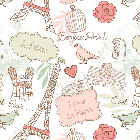 Free: Love in Paris wallpaper  