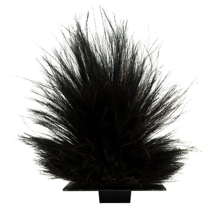 Free: Mid-20th Century Black Tribal Cassowary Feather Headdress, Papua ...