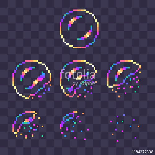 FREE pixel art bombs with animation by ankousse26