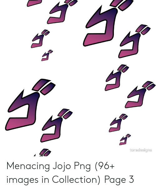 Free: Toradesigns Menacing Jojo Png 96+ Images in Collection Page 3  