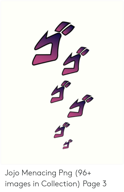 Free: Toradesigns Menacing Jojo Png 96+ Images in Collection Page 3  