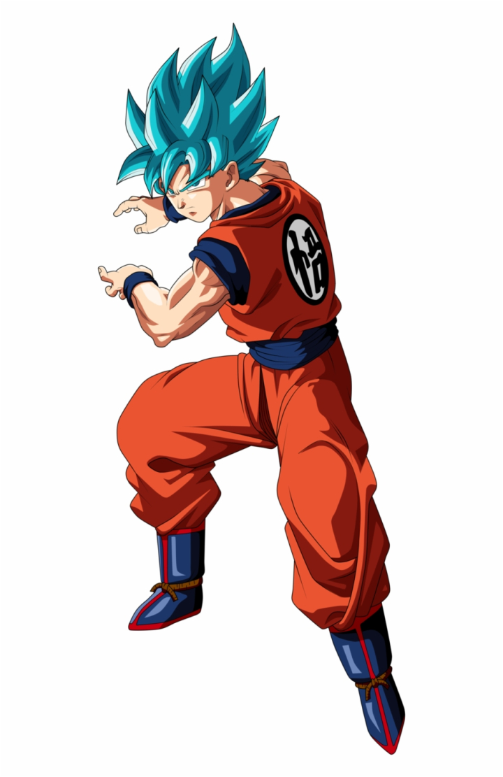 Goku Super Saiyan Blue PNG Image