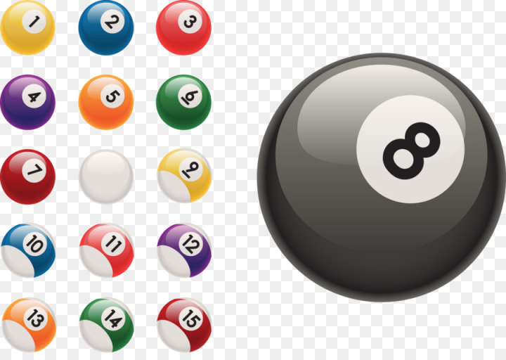 8 ball pool transparent background Free png download PxPNG Images