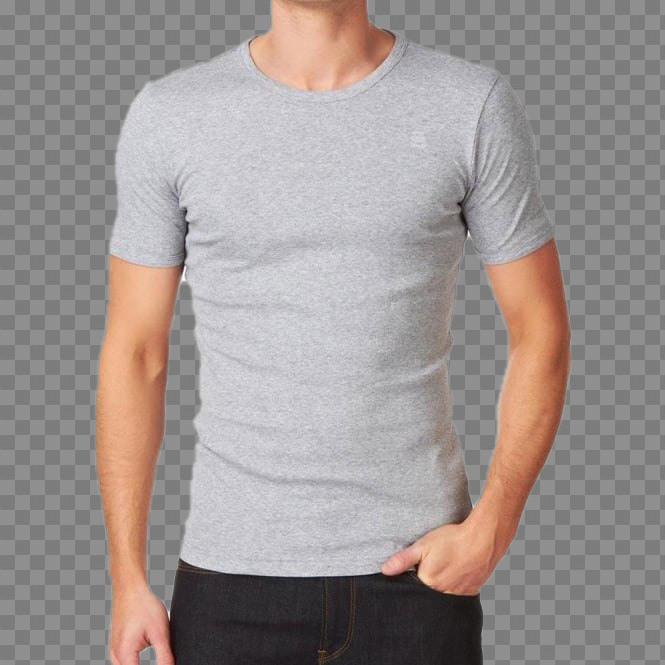 Free: Plain Grey T-Shirt PNG Image Background - nohat.cc