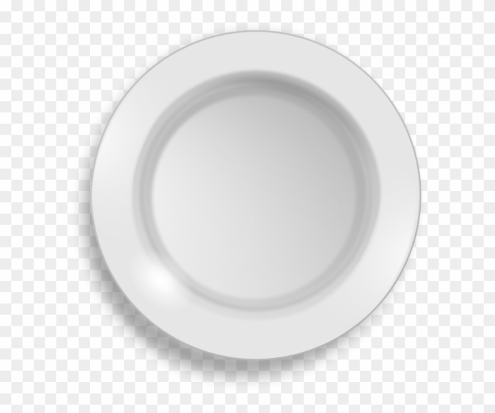 dinner plate clipart black and white