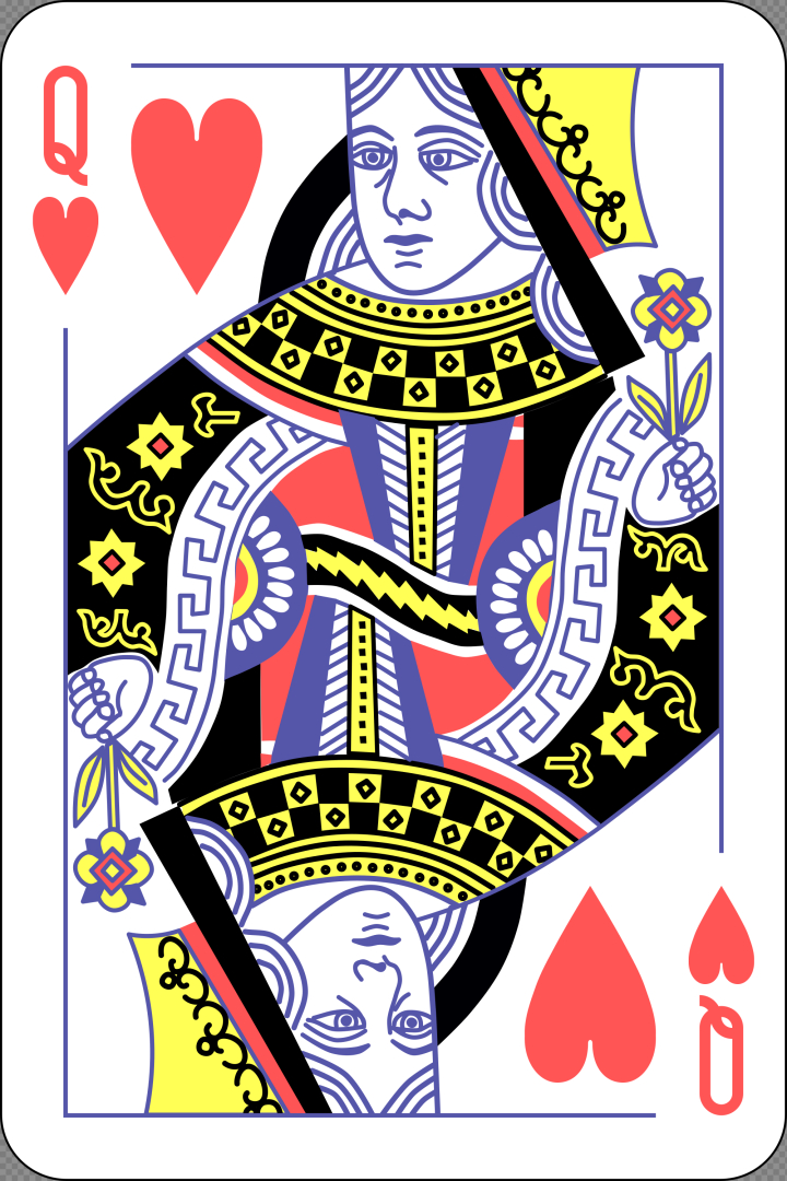 Free: Queen of hearts card png 5 » PNG Image - nohat.cc