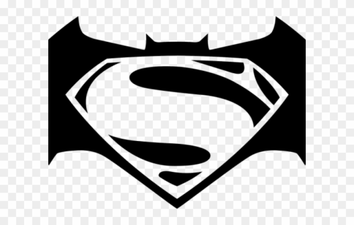 Free: Batman V Superman Clipart Black And White - Batman Vs Superman Png  ... 