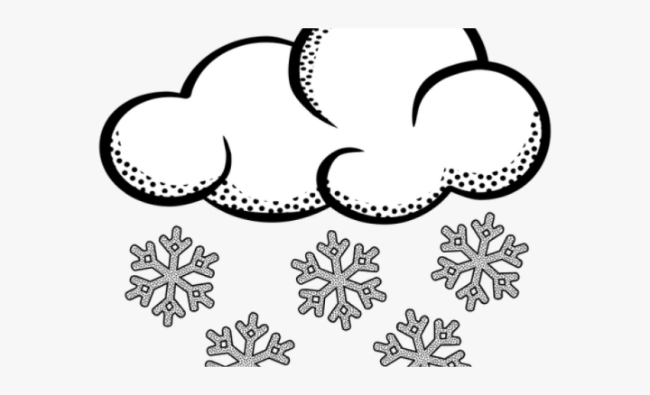 clipart snowing