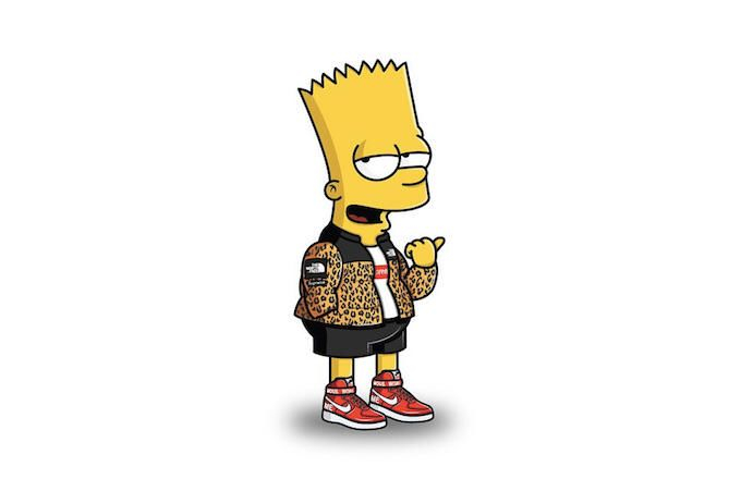 supreme,os,bart,simpson,simpsons,papeis,free download,png,comdlpng