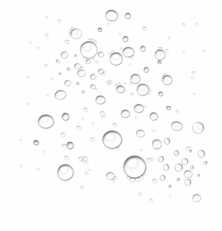 Transparent water realistic glass bubbles. Bubbles PNG. Vector PNG