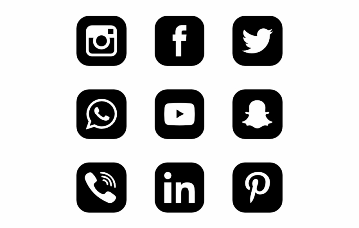 social,social,media,icons,black,media,free download,png,comdlpng