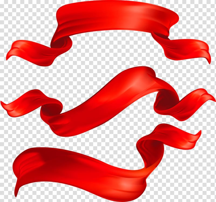 red ribbons png