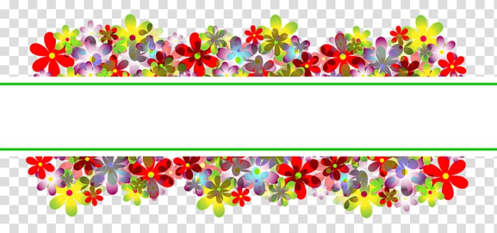 floral banner clip art