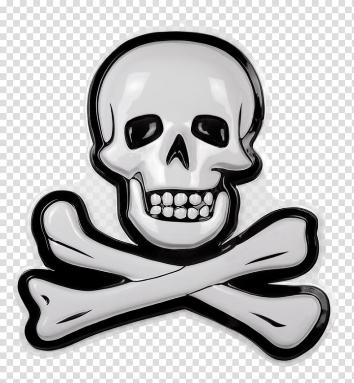 Free: Skull and crossbones Piracy Party Mask, skull transparent background  PNG clipart 