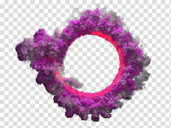 Free: Round purple smoke , Color PicsArt Studio , Ink colour transparent  background PNG clipart 