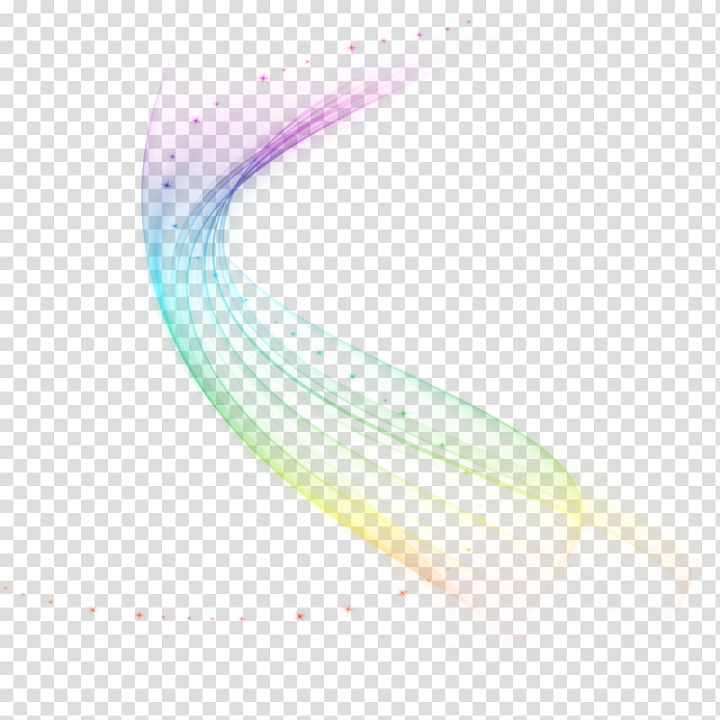 Free: Purple, teal, green, and yellow color wave, Light Magic , Colorful  decorative background PPT transparent background PNG clipart 