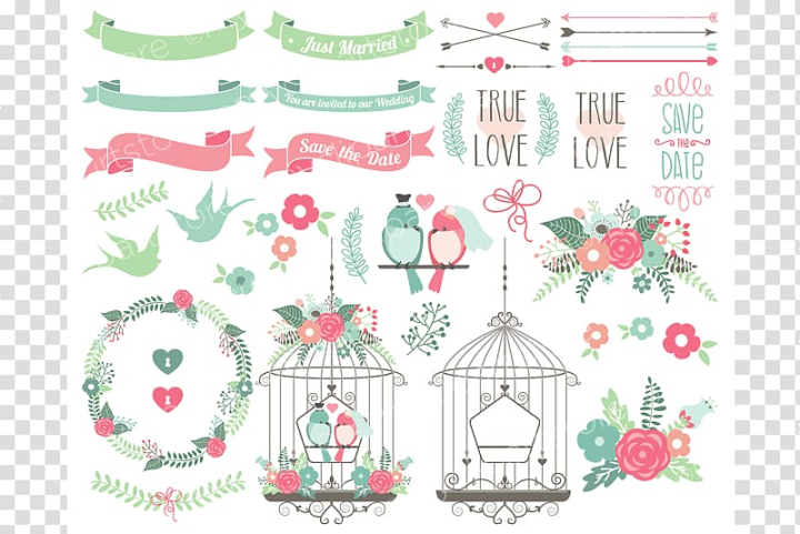 decorative cage with flowers png clipart