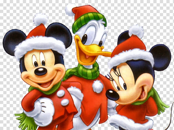 Free: Mickey Mouse Minnie Mouse Donald Duck Christmas The Walt Disney  Company, mickey minnie transparent background PNG clipart 